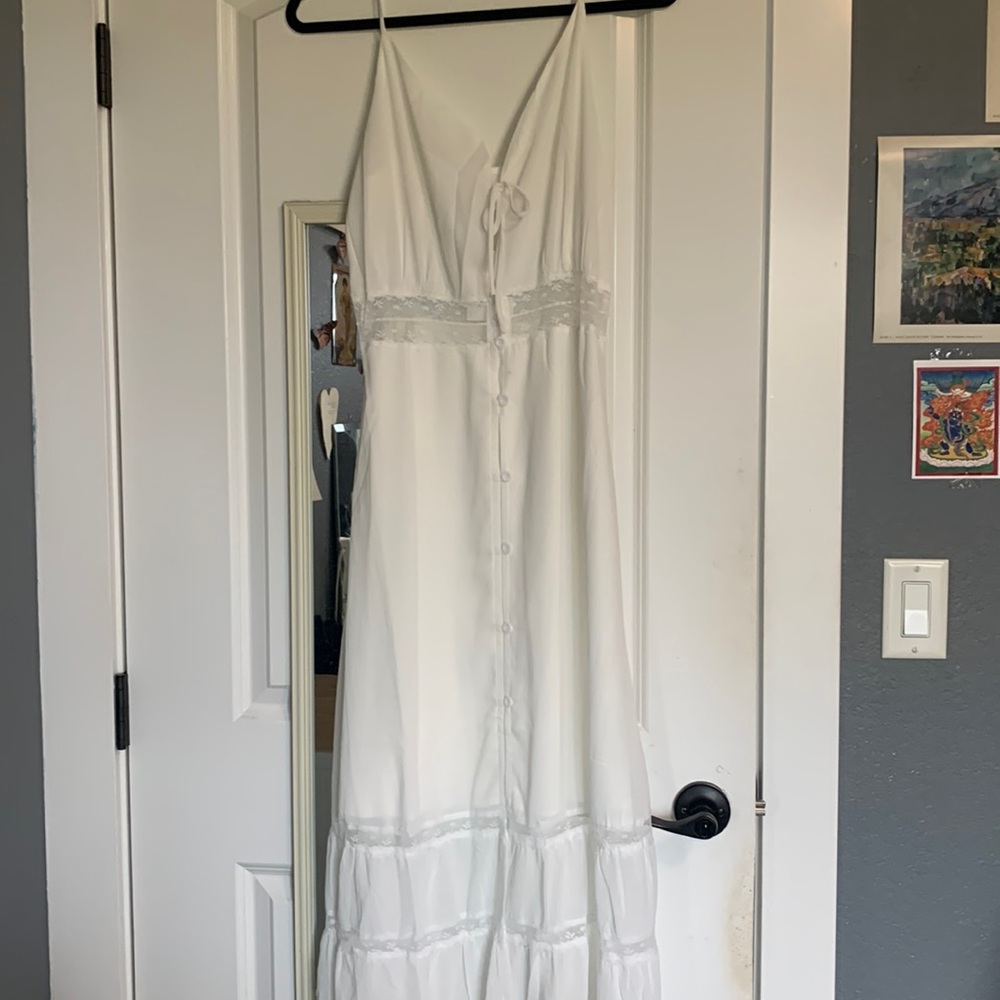 Breath of Youth Chapter One dress. White Lacey sundress